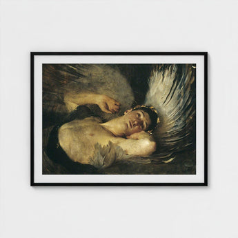 The Awakening - Solomon Joseph Art Print / Canvas, Arrests, Winged Figure Hauled, Amber-ochre Chest Broad, Prints