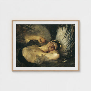 The Awakening - Solomon Joseph Art Print / Canvas, Arrests, Winged Figure Hauled, Amber-ochre Chest Broad, Prints