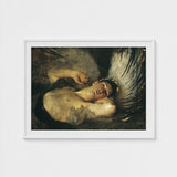 The Awakening - Solomon Joseph Art Print / Canvas, Arrests, Winged Figure Hauled, Amber-ochre Chest Broad, Prints