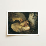 The Awakening - Solomon Joseph Art Print / Canvas, Arrests, Winged Figure Hauled, Amber-ochre Chest Broad, Prints