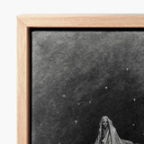 The Death - Gustave Dore Art Print / Canvas Minimalist Black-and-white Skeletal Figure Draped Cloth, Mercy Carved, Prints