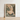 Framed Artwork Nude Figure Acrobatic Pose Rendered Soft Single Male Body, Legs Thrust Skyward, Plunges Inverted, Olive-teal Stippled Void,