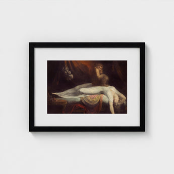 The Nightmare - Johann Heinrich Fussli Art Print / Canvas, Blind Ecstasy, Scarlet Fold Prints