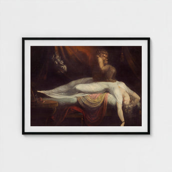 The Nightmare - Johann Heinrich Fussli Art Print / Canvas, Blind Ecstasy, Scarlet Fold Prints