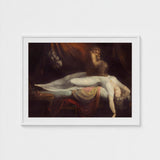 The Nightmare - Johann Heinrich Fussli Art Print / Canvas, Blind Ecstasy, Scarlet Fold Prints