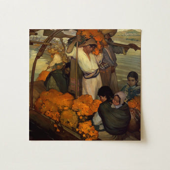 The Offering - Saturnino Herran Art Print / Canvas, Prints