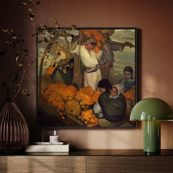 The Offering - Saturnino Herran Art Print / Canvas, Prints