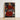 Framed Artwork Figure Vibrant Red Robe Gold Accents Aureate Flames Sculpting, Embroidered Apron Shimmers, Sascha Schneider Art