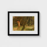 The Shooter - Julius Paulsen Art Print / Canvas Jægersborg’s Myth-breeding Grove, Fine Photo, Apollo Made Flesh Prints