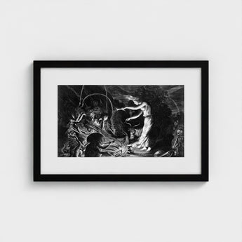 The Sorceress - Jan Van De Velde Ii Art Print / Canvas Crooked Hearth Burns, Conjurer Leans Prints