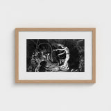The Sorceress - Jan Van De Velde Ii Art Print / Canvas Crooked Hearth Burns, Conjurer Leans Prints