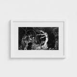 The Sorceress - Jan Van De Velde Ii Art Print / Canvas Crooked Hearth Burns, Conjurer Leans Prints