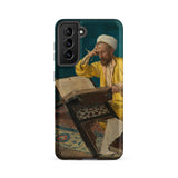 Theologian with Koran - Osman Hamdi Bey Phone Case Samsung Galaxy S21 Fe / Matte Phone Case Detailed Painting Man Yellow Robe White Osman
