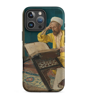 Iphone 16 Pro Max / Matte Theologian with Koran - Osman Hamdi Bey Phone Case, Paints