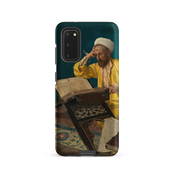 Theologian with Koran - Osman Hamdi Bey Phone Case Samsung Galaxy S20 / Matte Phone Case Detailed Painting Man Yellow Robe White Osman