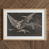 Where There’s a will Way - Stampa d’arte di Francisco De Goya / Tela, 30x20’’ / 76x51cm / Cornice naturale / Passepartout, Poster, Stampe e arte visiva