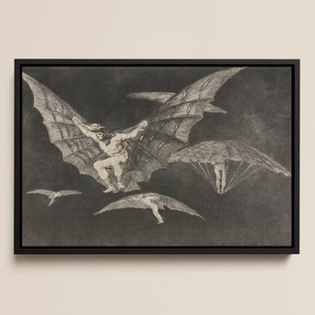 Where There’s a will Way - Stampa d’arte di Francisco De Goya / Tela, 17x12’’ / A3 / Cornice nera, Poster, Stampe e opere d’arte visiva, Toby Leon