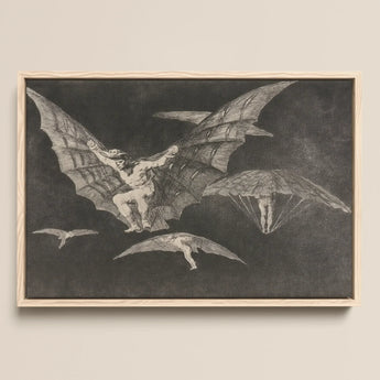 Where There’s a will Way - Stampa d’arte di Francisco De Goya / Tela, 17x12’’ / A3 / Cornice naturale, Poster, Stampe e opere d’arte visiva, Toby Leon