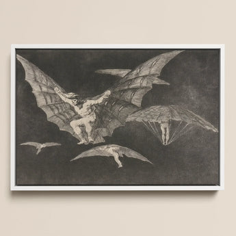 Where There’s a will Way - Stampa d’arte di Francisco De Goya / Tela, 17x12’’ / A3 / Cornice bianca, Poster, Stampe e opere d’arte visiva, Toby Leon