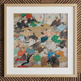 Trentasei immortali della poesia - stampa d'arte di Ikeda Koson / Canvas, 12x12’’ / 31x31cm / Cornice naturale / Matboard, poster, stampe e arte visiva