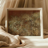 Thistles - John Singer Sargent En Plein Air Art Print / Canvas Framed Artwork Delicate Wildflowers Grasses Muted Tones John Singer Sargent,