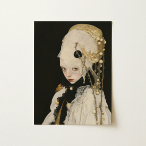 Thomasin - Queer White Witch Art Print / Canvas, 12x16’’ / 31x41cm / Unframed / no Border, Posters Prints & Visual Artwork, Toby Leon