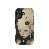 Thomasin - Queer White Witch Phone Case Iphone 17 / Matte 12 Vintage Portrait Design Black Cream Gothic Surrealism Collide, Mobile Cases