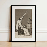 Those Specks of Dust - Francisco De Goya Art Print / Canvas, 12x18’’ / 31x46cm / Black Frame / Matboard, Posters Prints & Visual Artwork,