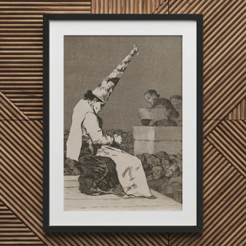 Those Specks of Dust - Francisco De Goya Art Print / Canvas Framed Dissects, Decayed Theater, Superstition Replacing Compassion Prints