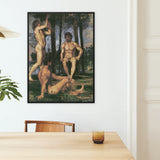 Drei Jünglinge unter Orangenbäumen - Hans Von Marées Fine Art Print / Leinwand, Poster, Drucke & Visuelle Kunstwerke, Toby Leon