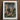 White Framed Artwork Nude Figures Forest Scene Von Marées, Three Youths, Orange Trees