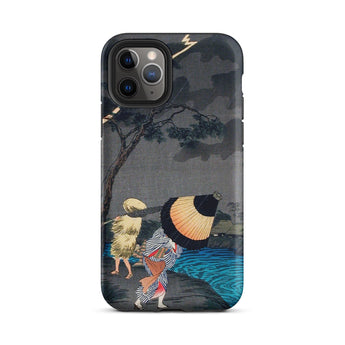 Tormenta eléctrica en Tateishi - Funda para iPhone de Takahashi Shōtei, 11 Pro / Mate, Fundas para móvil, Toby Leon