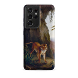 Tiger in a Cave - Jacques-laurent Agasse Phone Case, Samsung Galaxy S21 Ultra / Matte, Mobile Cases, Toby Leon