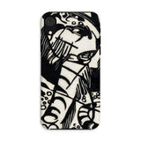 Tiger - Franz Marc Animal Aesthetic Iphone Case Xr / Matte Phone Case Black White Abstract Design Geometric Shapes Franz Marc’s