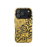 Tiger in the Jungle - Paul Ranson Phone Case, Paul Ranson’s Hypnotic Dreamscape, Ranson’s Hypnotic Dreamscape Adorning, Paul Ranson Graphic