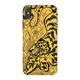 Tiger in the Jungle - Paul Ranson Phone Case Iphone x / Matte Phone Case Abstract Yellow Black Design Patterns Organic Paul Ranson’s