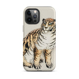 Tiger - Kono Bairei Meiji Animal Phone Case Tiger-themed Smartphone Case Kōno Bairei Tiger, Meiji Animal Aesthetic, Tiger Iphone Toby Leon