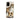 Sleek Beige Phone Case Detailed Illustration Orange White Kōno Bairei Tiger, Meiji Animal Aesthetic, Iphone
