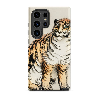 Tiger - Kono Bairei Meiji Animal Phone Case Sleek Phone Case Detailed Traditional-style Illustration Orange White Kōno Bairei Tiger, Meiji