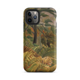 Tiger in a Tropical Storm - Henri Rousseau Iphone Hülle, 11 Pro / Matt, Handyhüllen, Toby Leon