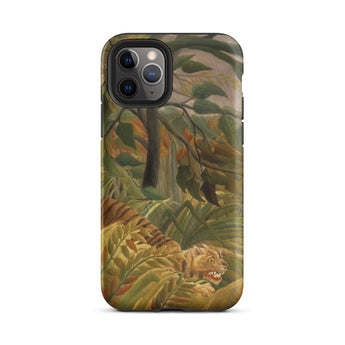 Tiger in a Tropical Storm - Henri Rousseau Iphone Hülle, 11 Pro / Matt, Handyhüllen, Toby Leon