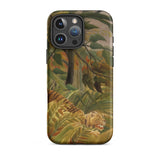 Tiger in a Tropical Storm - Henri Rousseau iPhone-Hülle, 16 Pro Max / Matt, Handyhüllen, Toby Leon