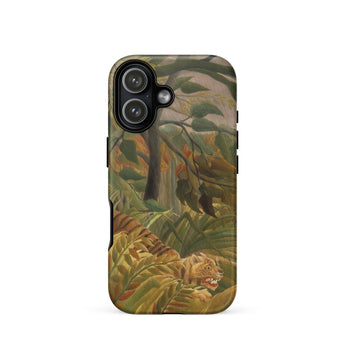 Tiger in a Tropical Storm - Henri Rousseau iPhone-Hülle, 17 / Matt, Handyhüllen, Toby Leon