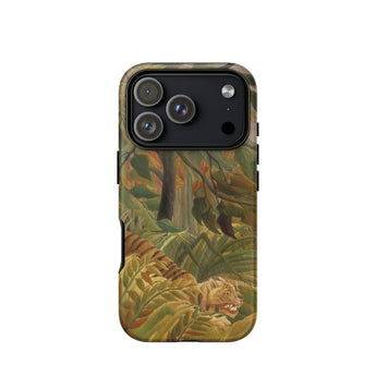 Tiger in a Tropical Storm - Henri Rousseau iPhone-Hülle, 17 Pro / Matt, Handyhüllen, Toby Leon