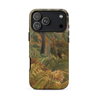Tiger in a Tropical Storm - Henri Rousseau iPhone-Hülle, 17 Pro Max / Matt, Handyhüllen, Toby Leon