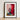 Framed Art Print Man Historical Attire Vibrant Red Queer Baroque Portraiture, Stage Lights Rake, Rose Wall
