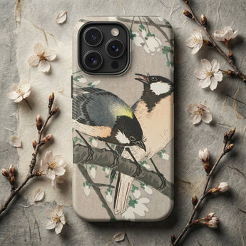 Tits on Cherry Branch - Ohara Koson Phone Case, Mobile Cases, Toby Leon