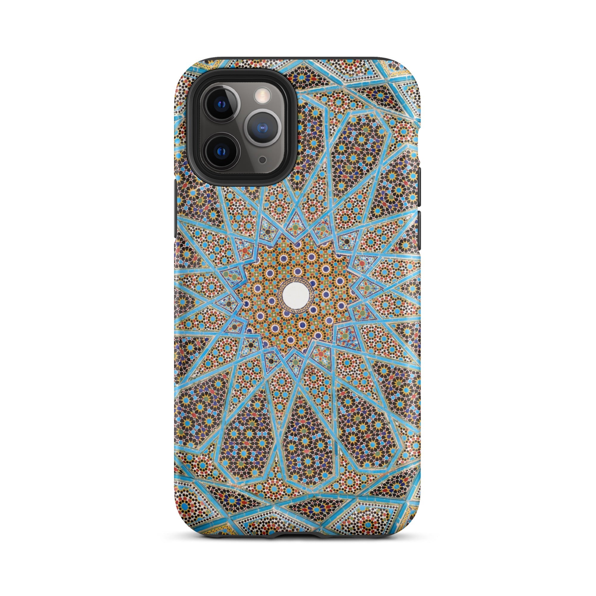 Tomb of Hafez - Shiraz Mosaic Ceiling Iphone Case, 11 Pro / Matte, Ornate Patterned Phone Case