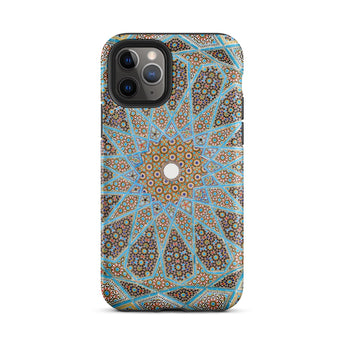 Tomba di Hafez - Custodia Iphone con Soffitto a Mosaico di Shiraz, 11 Pro / Opaco, Custodie per Cellulari, Toby Leon