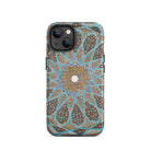 Tomb of Hafez - Shiraz Mosaic Ceiling Iphone Case, 14 / Matte, Ornate Patterned Phone Case